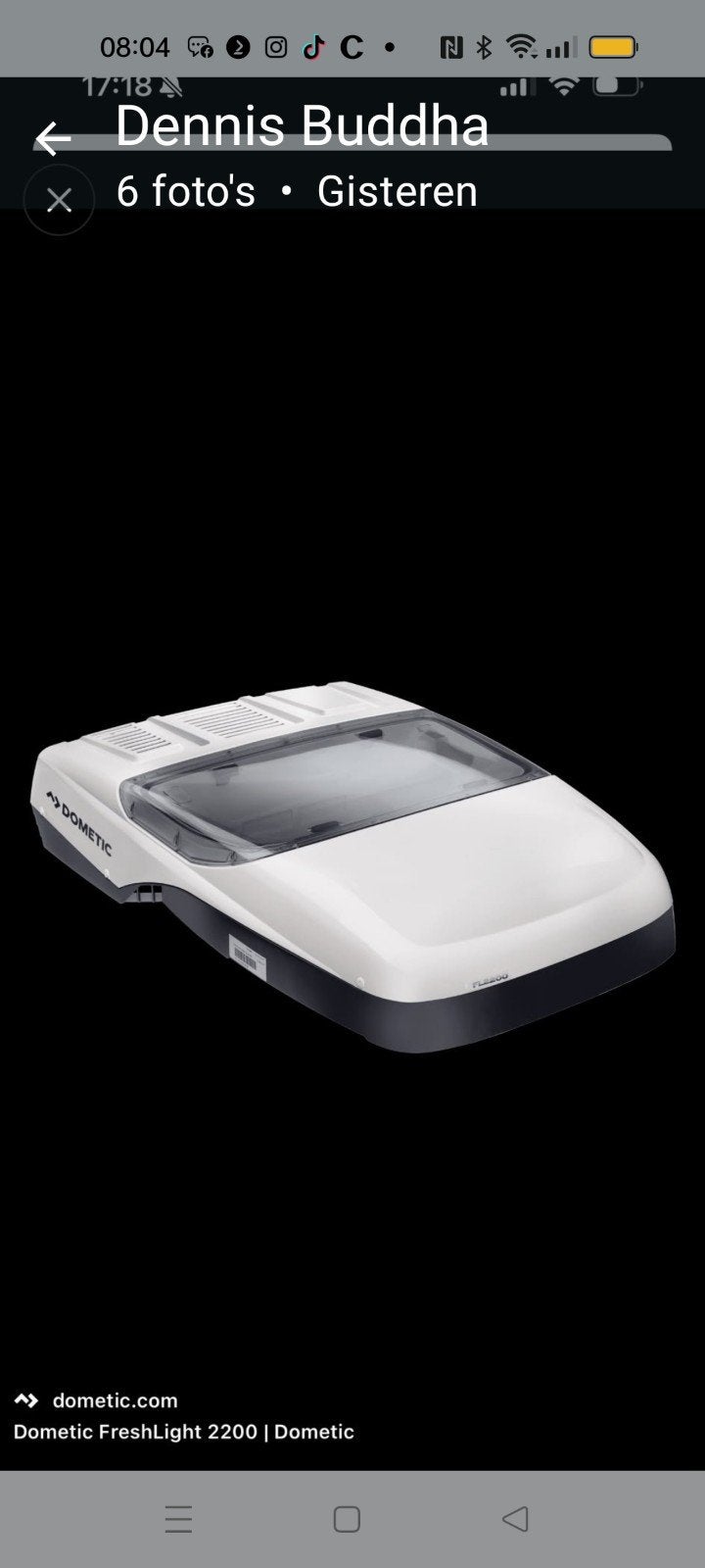 luxe Dak aerco camper, Caravans en Kamperen, Ophalen, Nieuw
