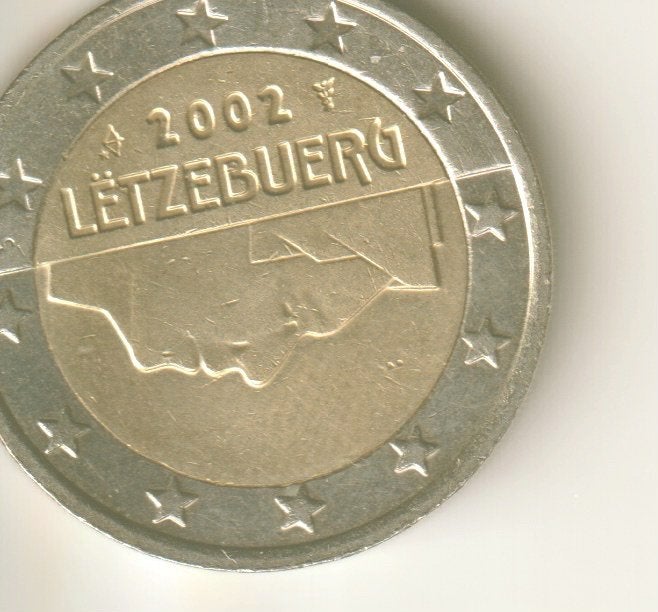 2 euro 2002 luxemburg, Postzegels en Munten, Munten | Europa | Euromunten, Verzenden, Luxemburg, 2 euro