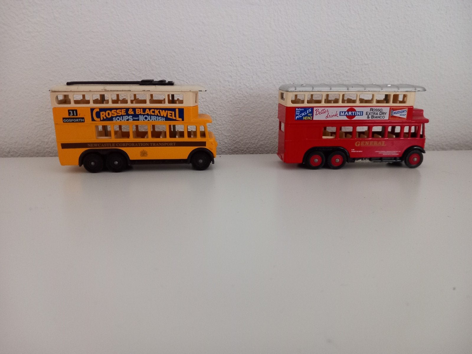 Vintage Dubbeldekker Bussen, Gebruikt, 1:50 of kleiner, Overige typen, Ophalen