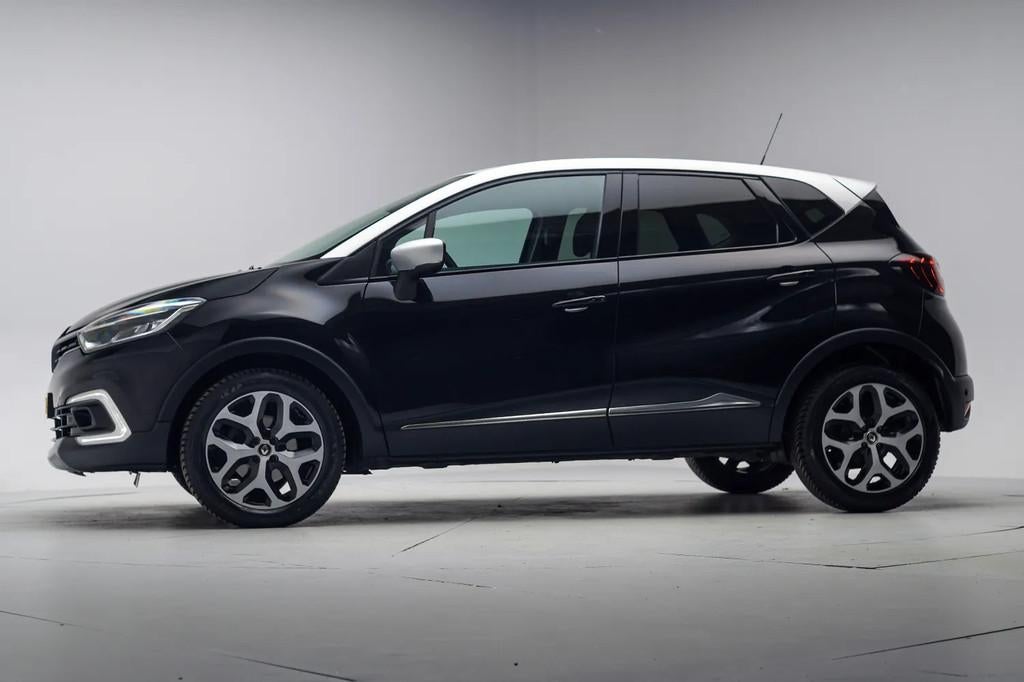 Renault Captur 1.5 dCi Intens Aut. [ LED Navi Clima Cruise A, Auto's, Automaat, Gebruikt, 4 cilinders, Zwart