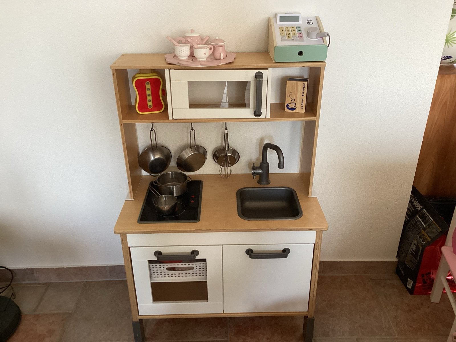 IKEA Duktig Speelkeuken met accessoires, Ophalen, Zo goed als nieuw, Hout, Speelkeuken