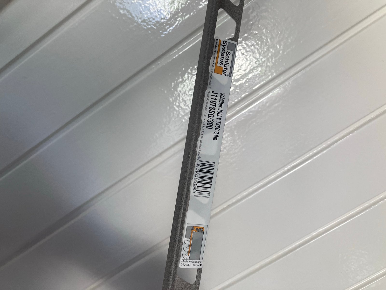 Schlüter-JOLLY tegelprofiel 1,90 meter - J110TSSG, Doe-het-zelf en Verbouw, Overige typen, Nieuw, Minder dan 5 m², Overige materialen