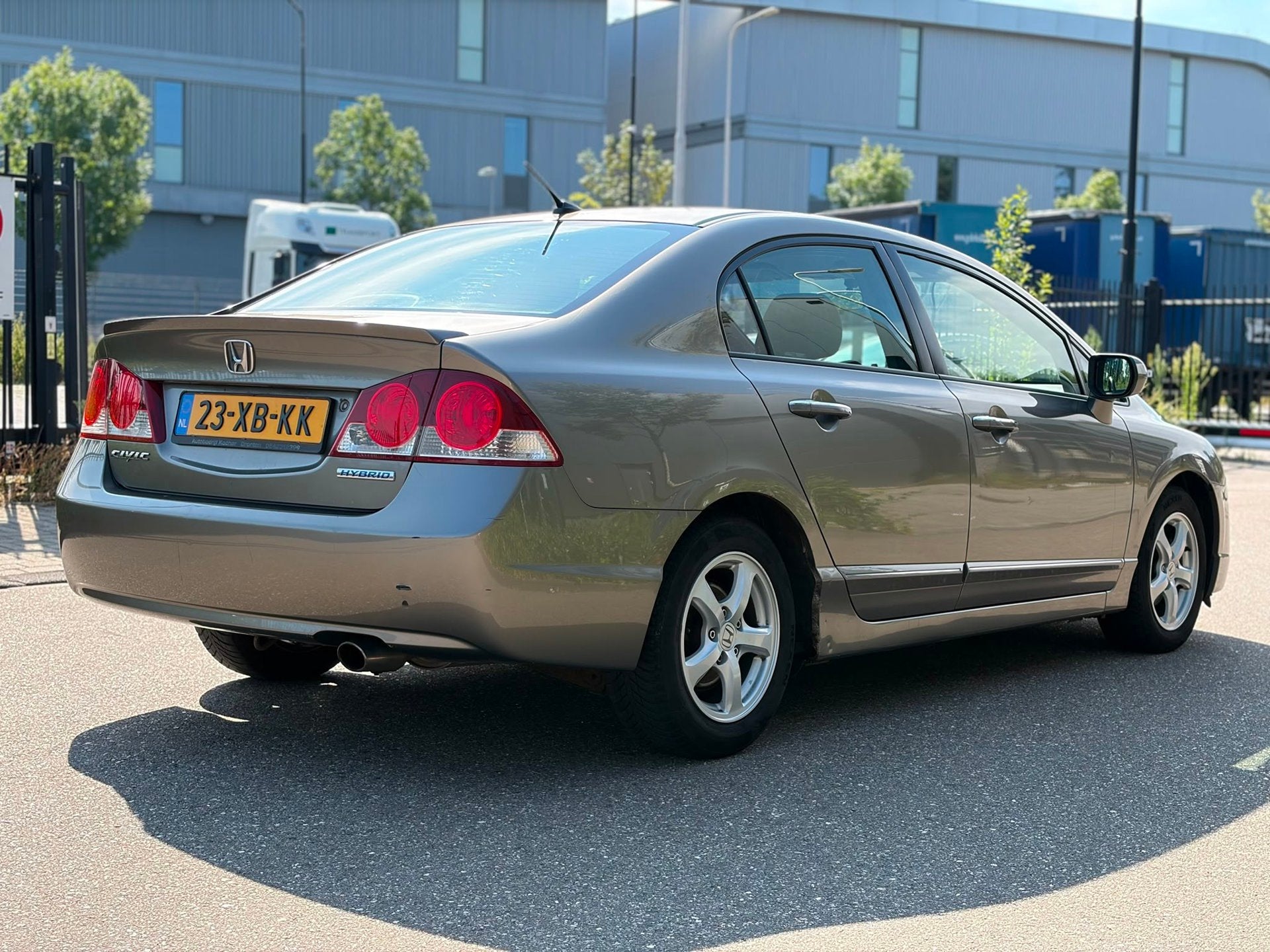 Honda Civic 1.3 Hybrid Export, Auto's, Honda, Stof, Gebruikt, Origineel Nederlands, Bedrijf