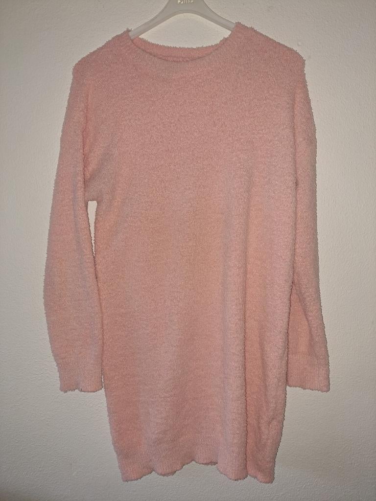 roze shein jurk maat 36, Kleding | Dames, Jurken, Zo goed als nieuw, Maat 36 (S), Roze, Knielengte, Ophalen of Verzenden