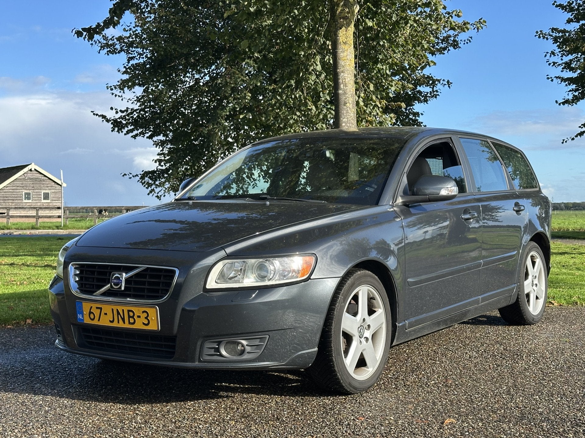 Volvo V50 1.8 Edition II Zeer netjes * Leer * NAP (bj 2009), Auto's, Voorwielaandrijving, Gebruikt, 4 cilinders, 126 pk
