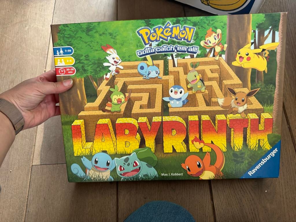 Pokémon Labyrinth Bordspel - Ravensburger, Drie of vier spelers, Ophalen of Verzenden, Nieuw