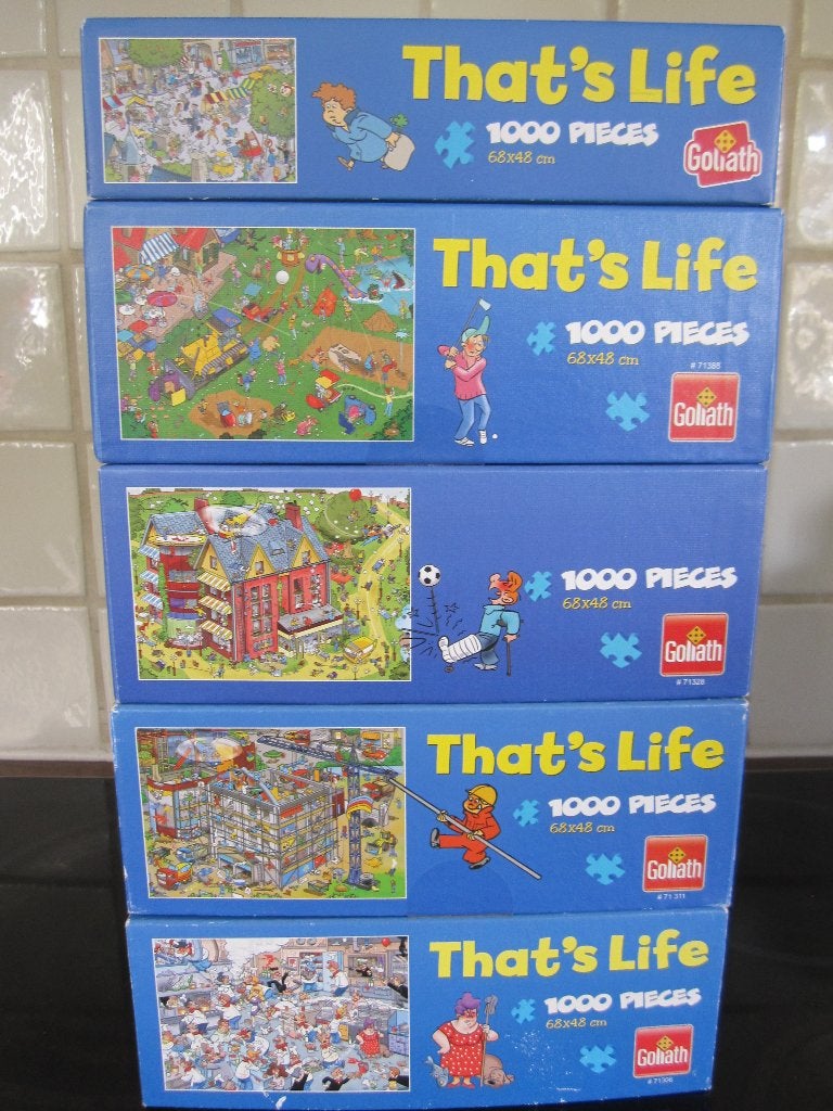 That´s Life legpuzzels  1000 stukjes z.g.a.n, Ophalen of Verzenden, 500 t/m 1500 stukjes, Zo goed als nieuw