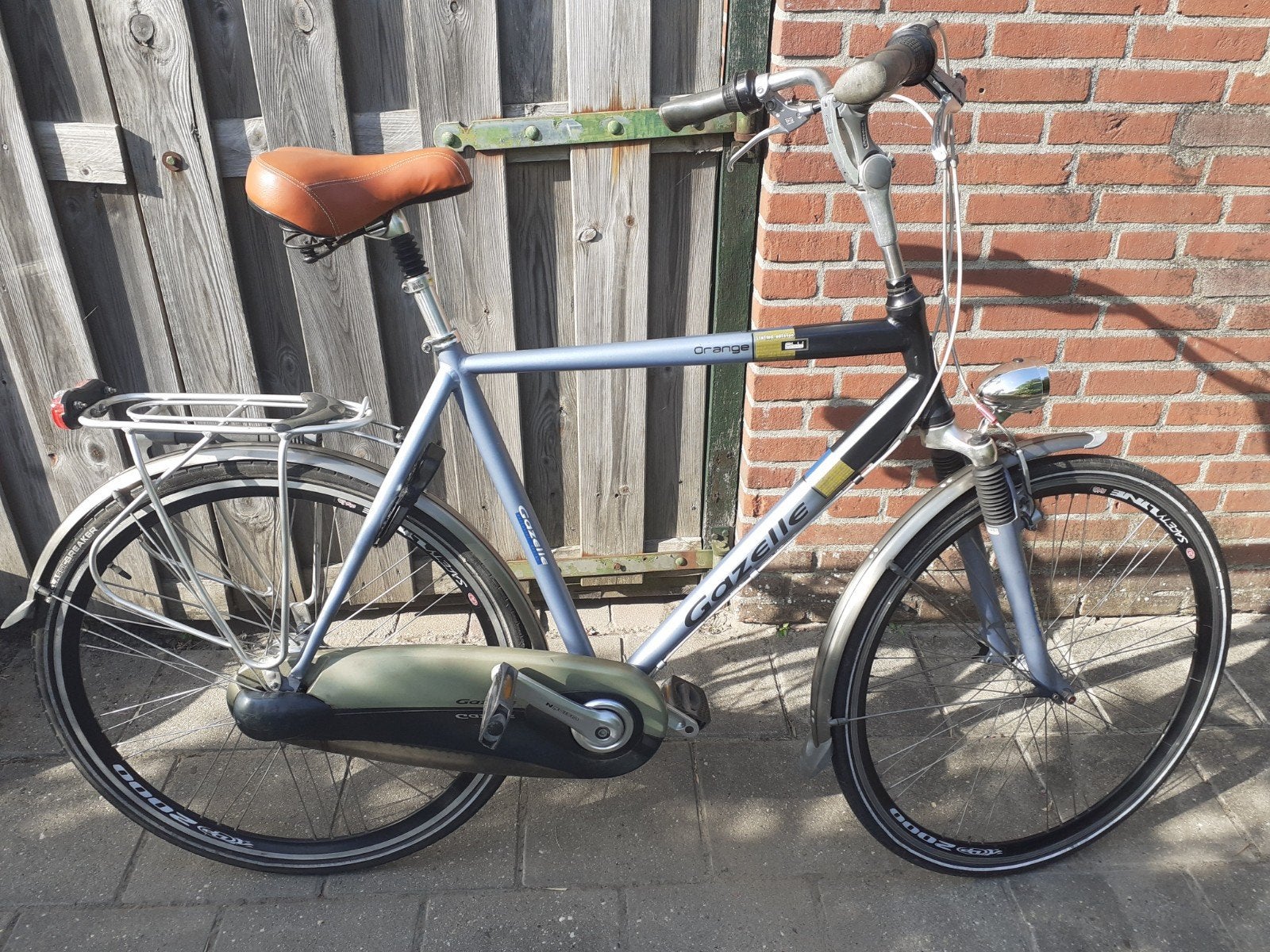 Gazelle Orange limited edition, Ophalen, Versnellingen, Zo goed als nieuw, 57 tot 61 cm