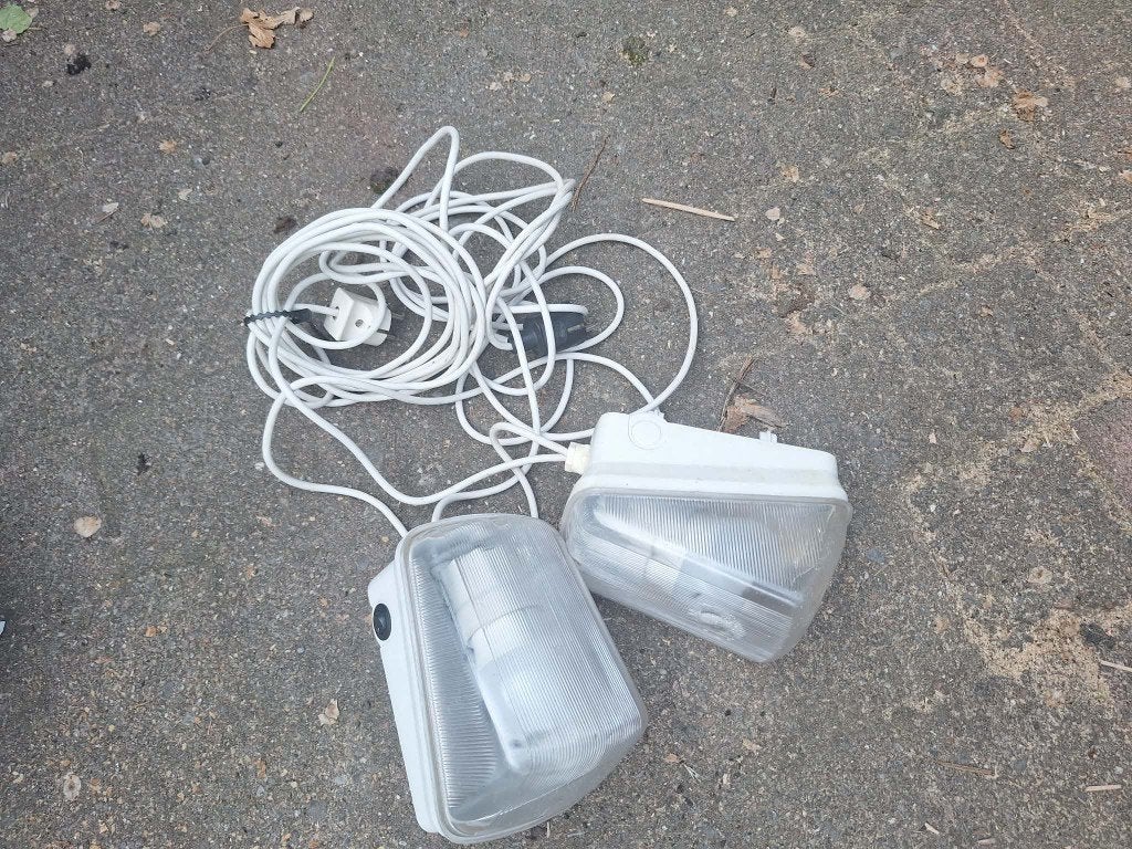 camping lampen voor tent of voortent, Caravans en Kamperen, Ophalen, Gebruikt