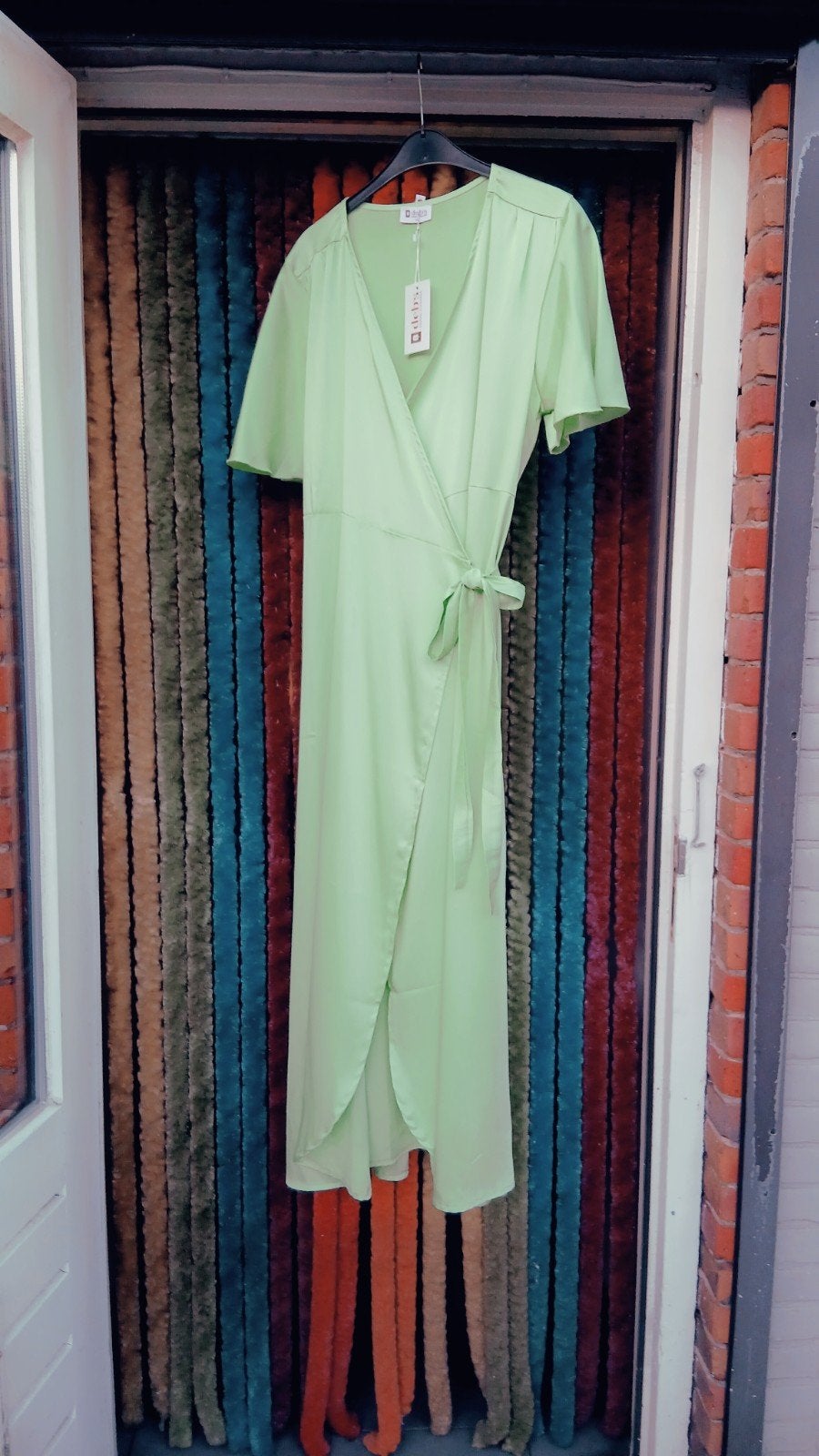 Mooie pastelgroene japon van Debs Elegance, maat XL, Kleding | Dames, Jurken, Ophalen, Maat 46/48 (XL) of groter, Nieuw, Groen