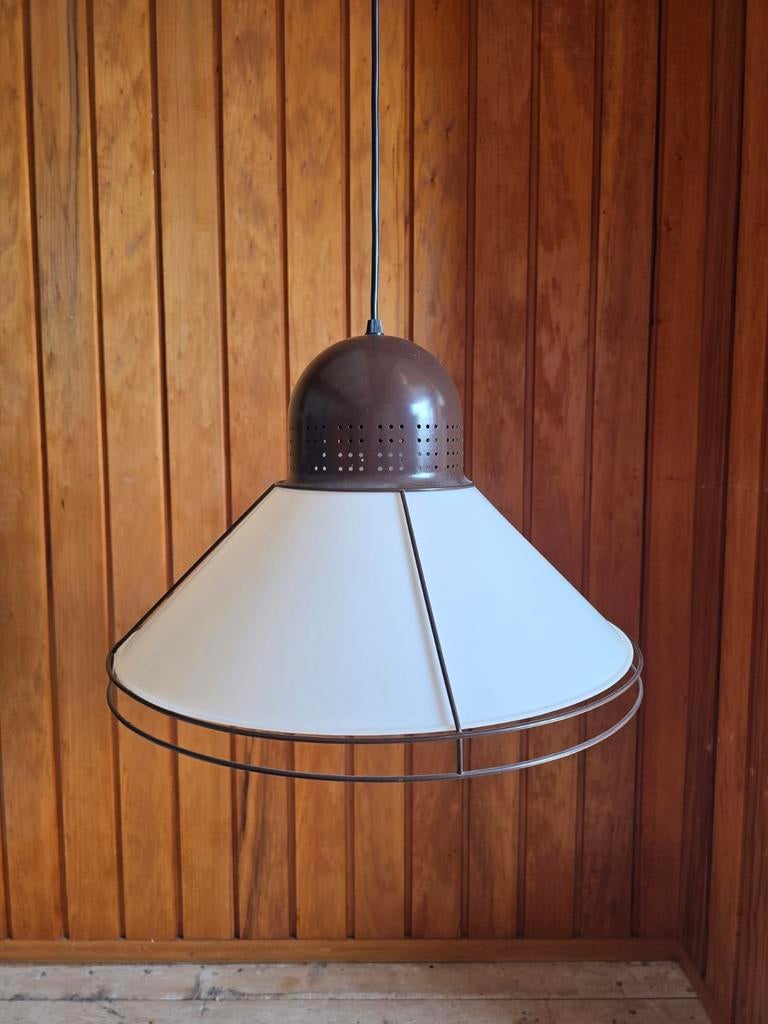 2 Vintage Woja Holland Hanglampen – Space Age, Ophalen of Verzenden, Gebruikt, Minder dan 50 cm