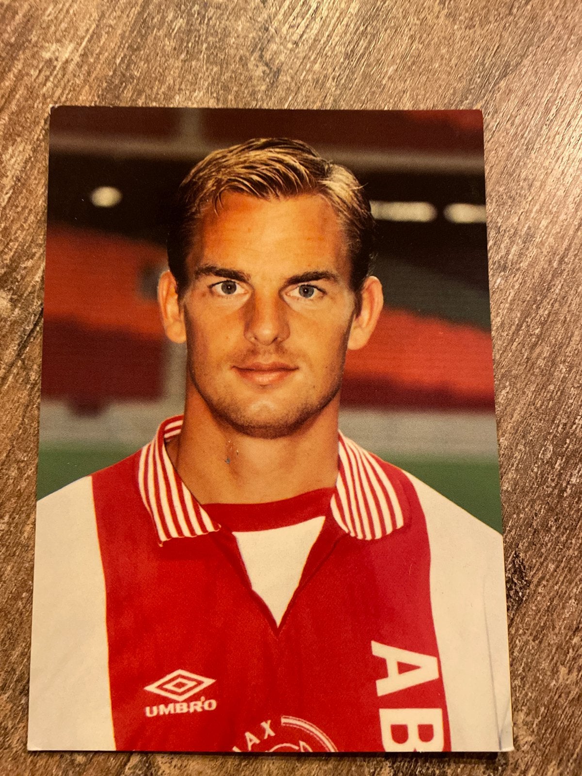 Ronald de Boer Ajax spelerskaart - Vintage, Verzamelen, Ophalen of Verzenden, Zo goed als nieuw, Ajax, Spelerskaart