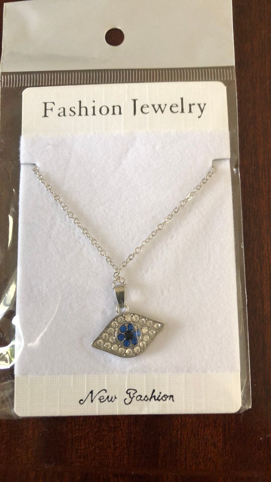 Nieuwe Fashion Ketting met Boze Oog Hanger, Overige materialen, Nieuw, Ophalen of Verzenden, Met hanger