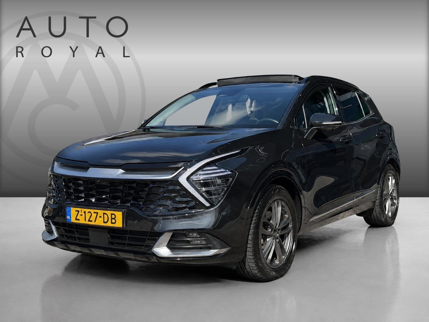 Kia Sportage 1.6 T-GDi Hybrid DynamicPlusLine TREK GEWICHT 1, Gebruikt, Euro 6, 4 cilinders, Zwart