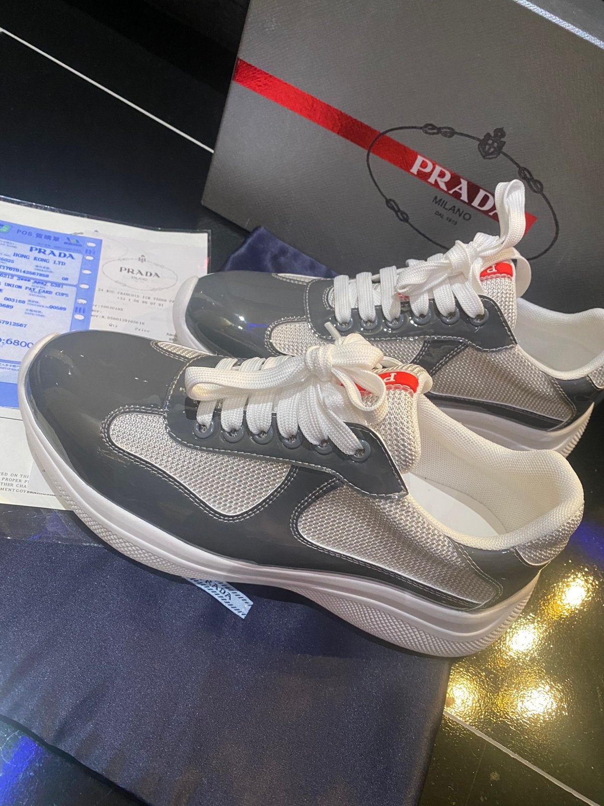 Prada America's cup maat 37 valt als 38, Kleding | Heren, Schoenen, Ophalen of Verzenden, Zo goed als nieuw