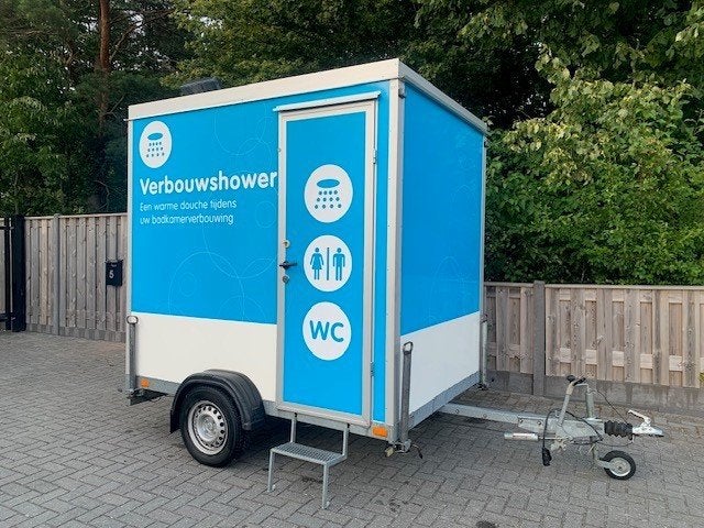 Mobiele badkamer / nooddouche / verbouwshower te huur!, Doe-het-zelf en Verbouw, Ophalen, Gebruikt, -, -