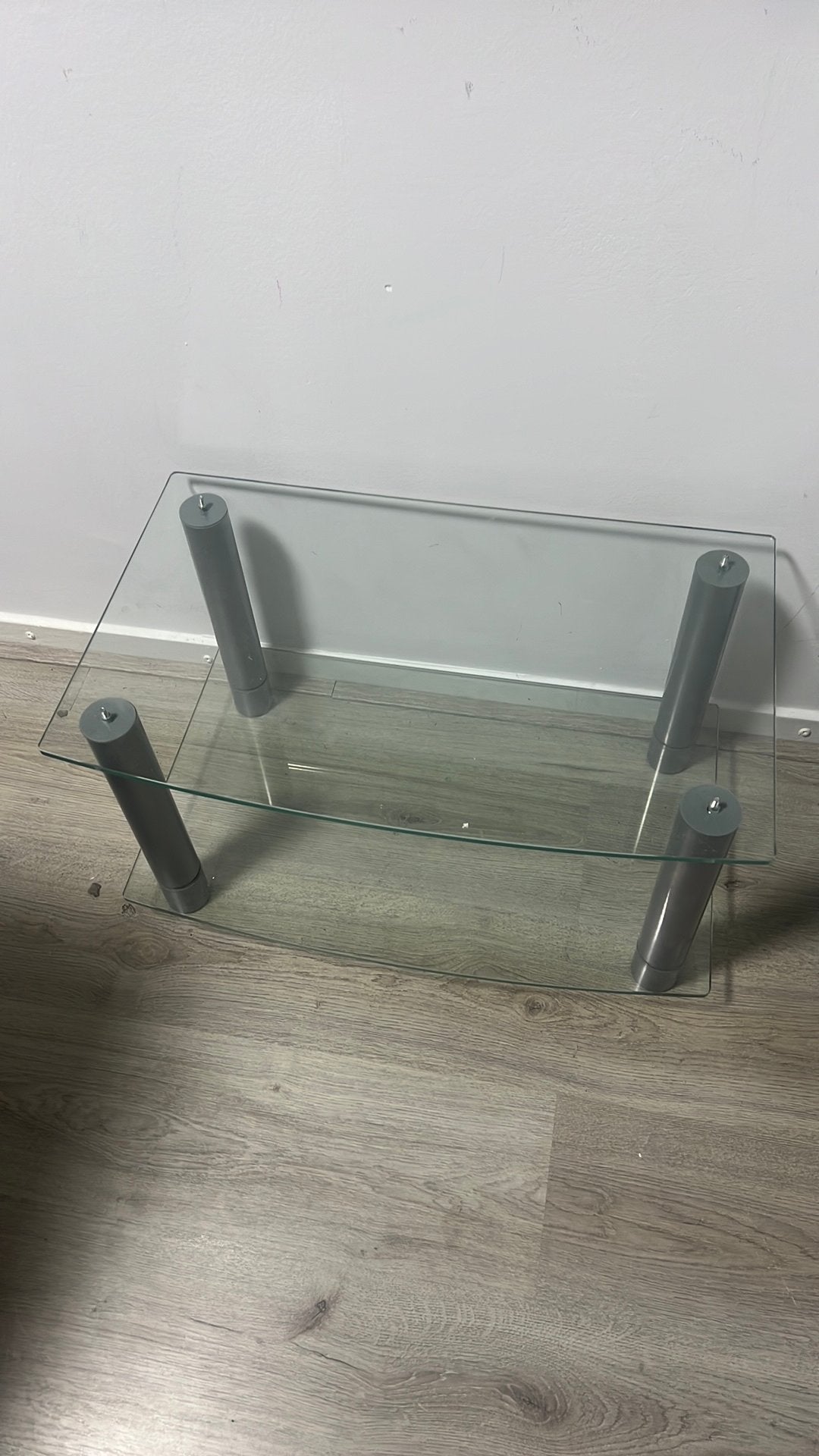 Tv kast, Ophalen, 50 tot 100 cm, Rechthoekig, Glas