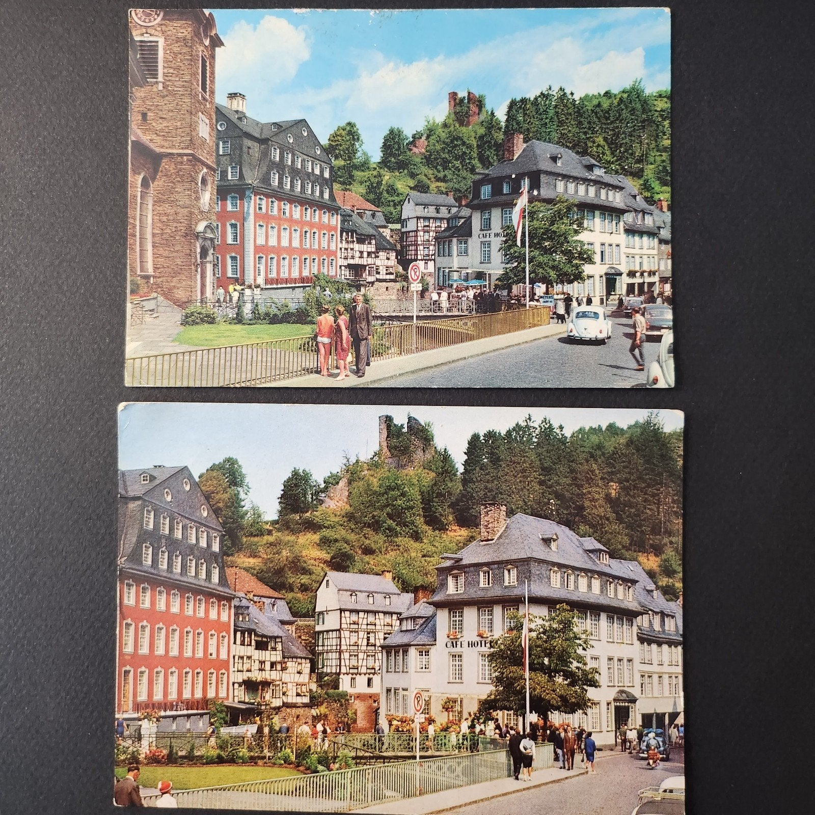 2 Oude Ansichtkaarten Monschau Eifel Duitsland, Verzenden