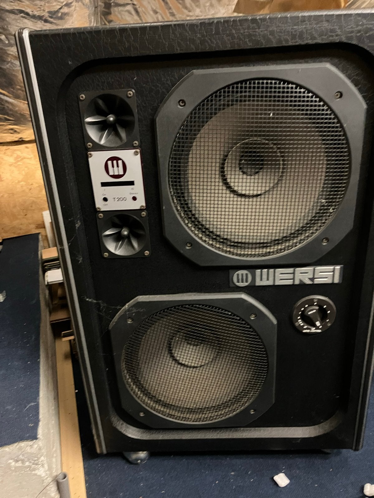 Wersi T200 Vintage Retro Speaker Box - Zeldzaam Geluid, Overige merken, Gebruikt, Overige typen, Ophalen of Verzenden