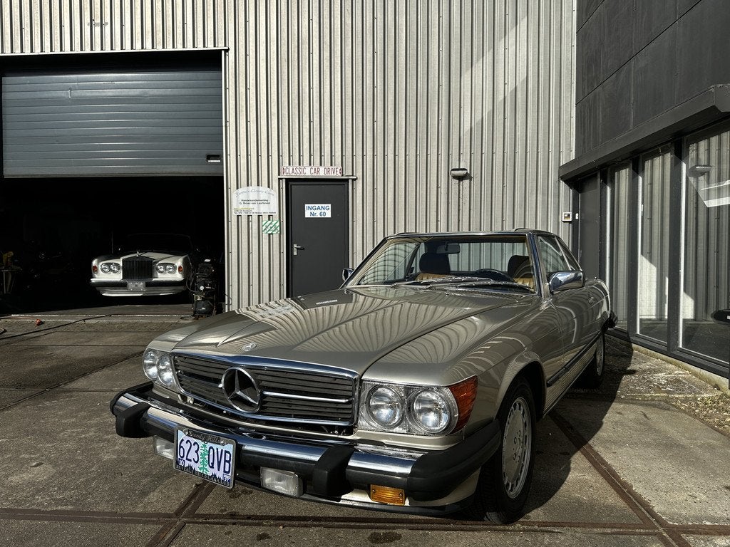 Mercedes-Benz SL-Klasse 560 SL (bj 1989, automaat), Automaat, Achterwielaandrijving, 5600 cc, Cabriolet