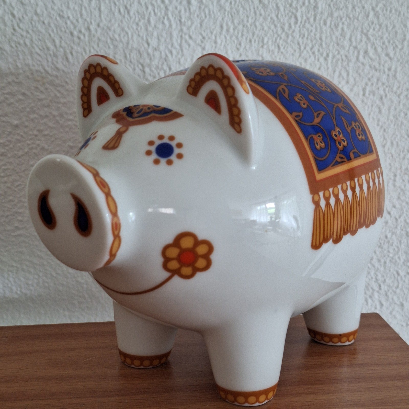Piggy Bank spaarpot Ritzenhoff Mistry, Verzamelen, Spaarpotten, Ophalen of Verzenden, Gebruikt, Steen, Aardewerk of Keramiek, Dier