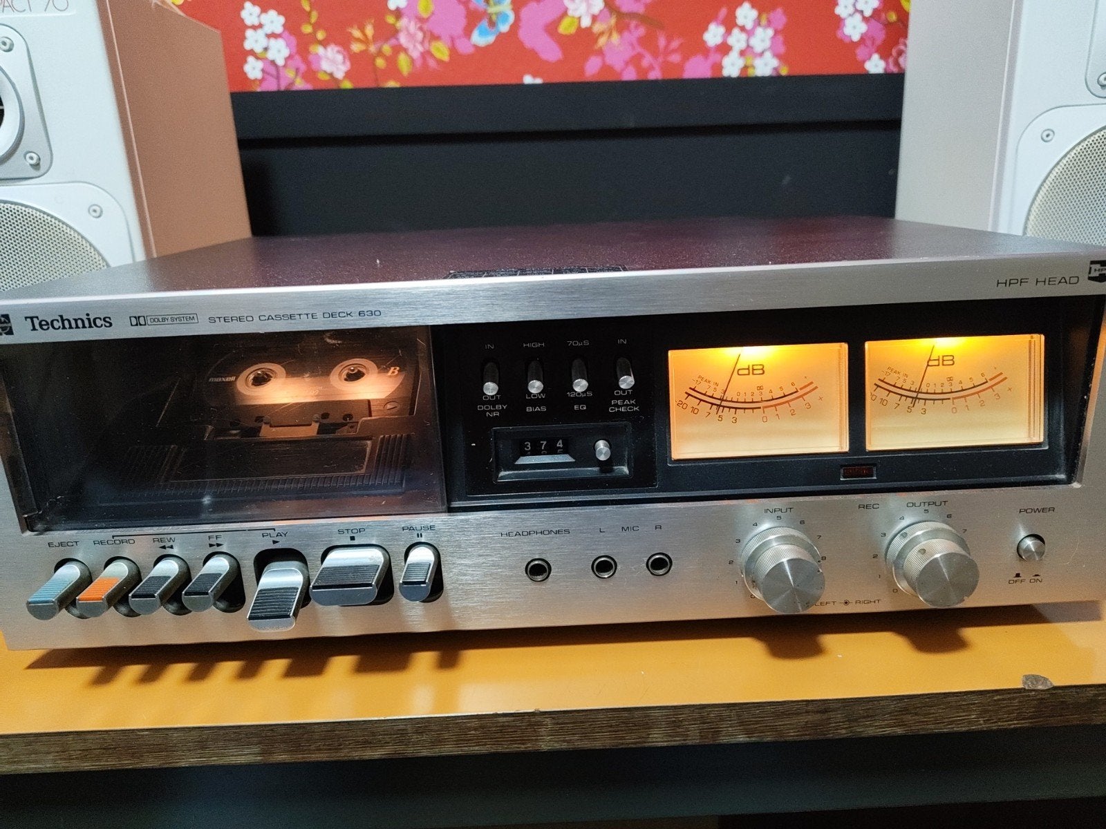 Technics Stereo Cassette Deck 630 - Kleine beschadiging, Ophalen of Verzenden, Enkel, Overige merken, Tape counter