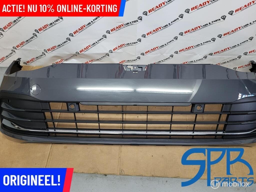 VW GOLF 8 VIII LC7Q STYLE Voorbumper GRILL CHROOM 5H0807221J, Nieuw, Ophalen of Verzenden, Bumper