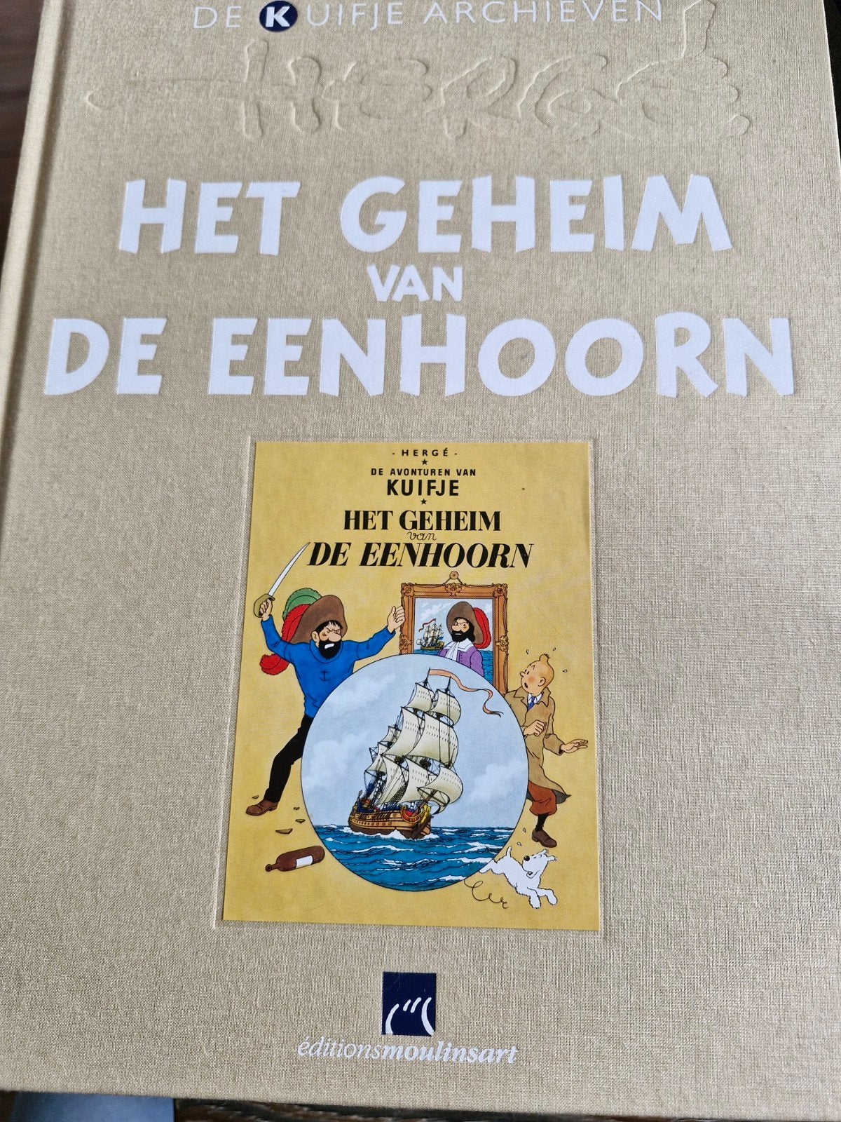 Kuifje Archief: Het Geheim van de Eenhoorn - Hardcover, Boeken, Eén stripboek, Ophalen, Zo goed als nieuw