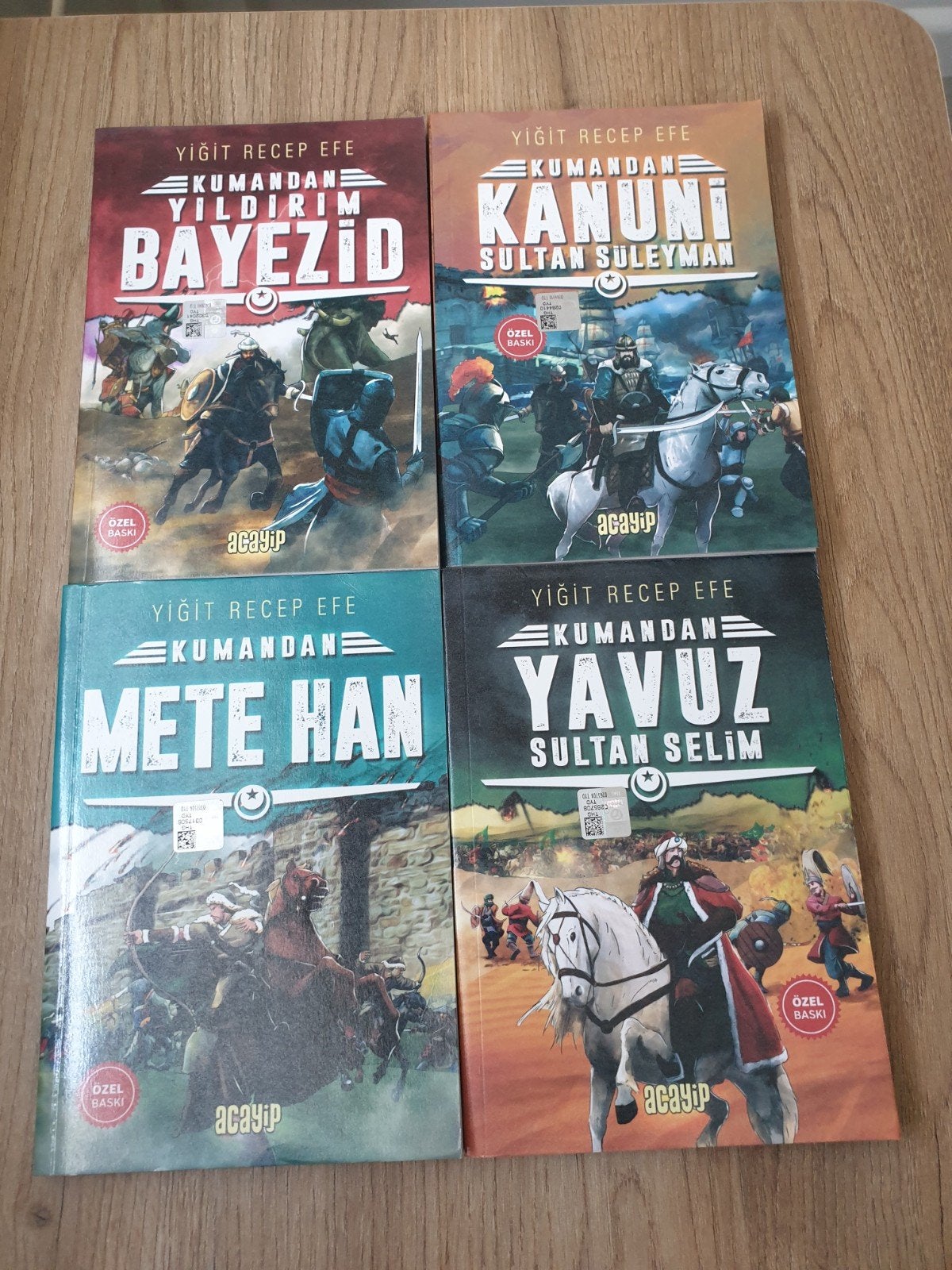 Historische Boekenreeks: Turkse Commandanten (4 delen), Ophalen, Zo goed als nieuw