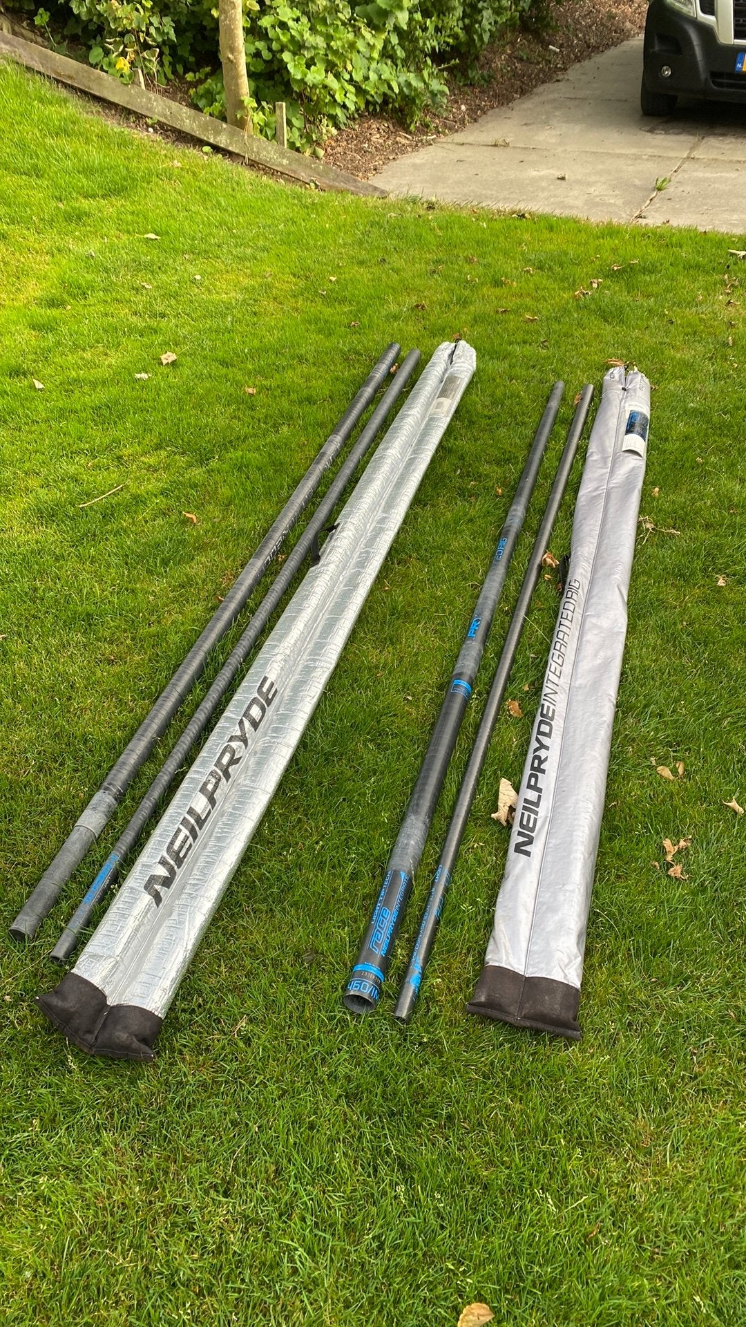 Neilpryde 100% Carbon masten, Ophalen, Mast