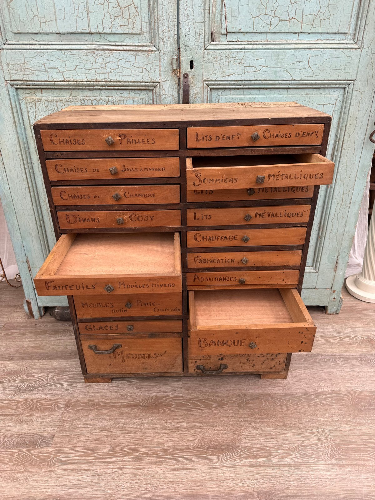 Oud Frans Ladenkastje - Apothekerskast Stijl, Ophalen