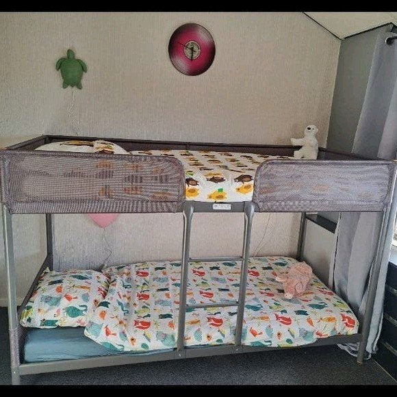 IKEA stapelbed Tuffing, Ophalen, 90 cm, 210 cm, Tweepersoons