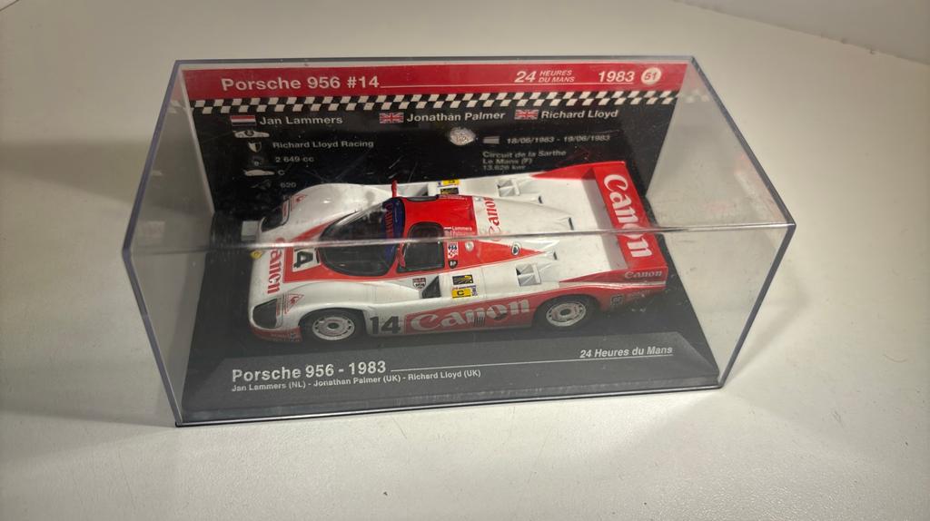 Porsche 956 24h du mans 1983 atlas 1.43, Hobby en Vrije tijd, Modelauto's | 1:43, Overige merken, Auto, Ophalen of Verzenden, A