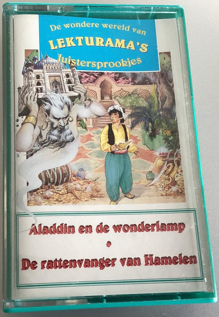 Aladdin en De rattevanger van Hamelen MC, Cd's en Dvd's, Gebruikt, Kinderen en Jeugd, 1 bandje, Ophalen of Verzenden