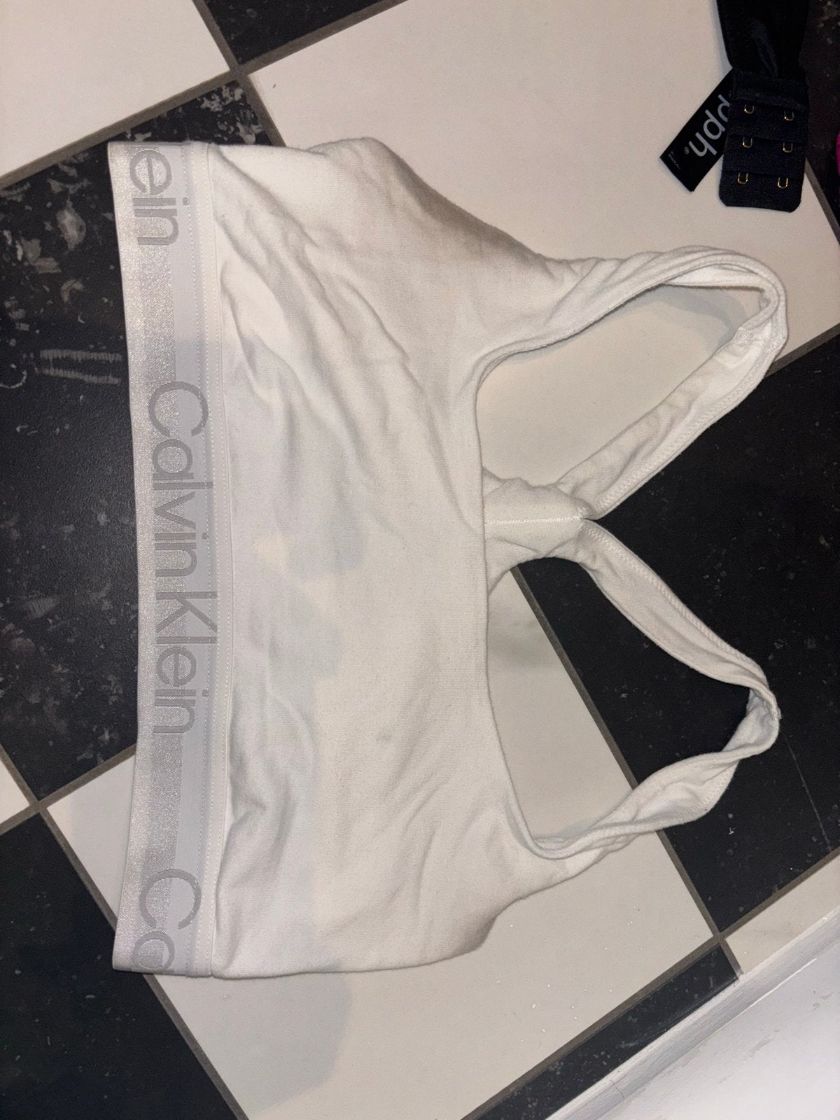 Calvin Klein witte bralette S, Ophalen of Verzenden, Wit, BH