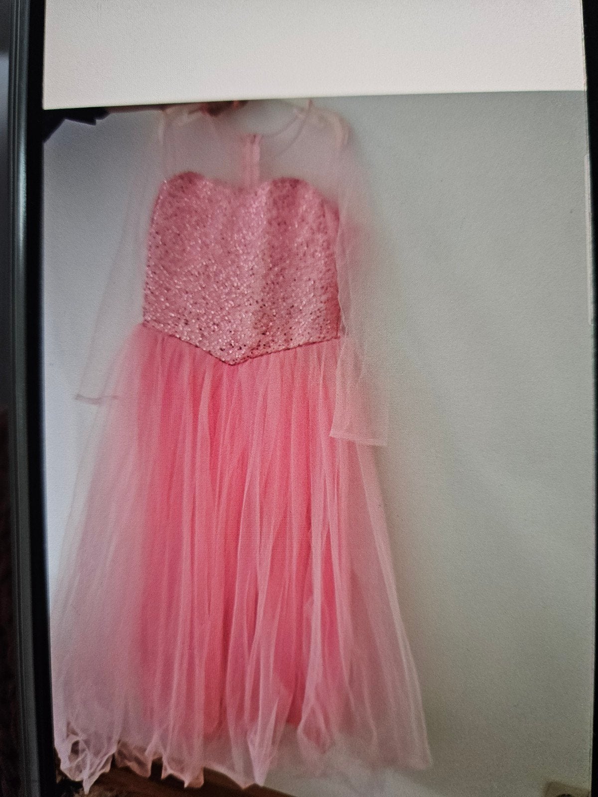 roze frozen meisjes jurk, Kinderen en Baby's, Kinderkleding | Maat 158, Ophalen, Zo goed als nieuw, Meisje, Jurk of Rok