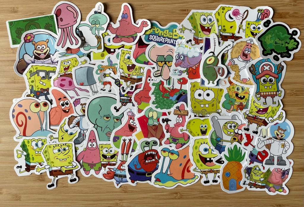 SpongeBob stickers, Verzenden, Nieuw, Meerdere stickers