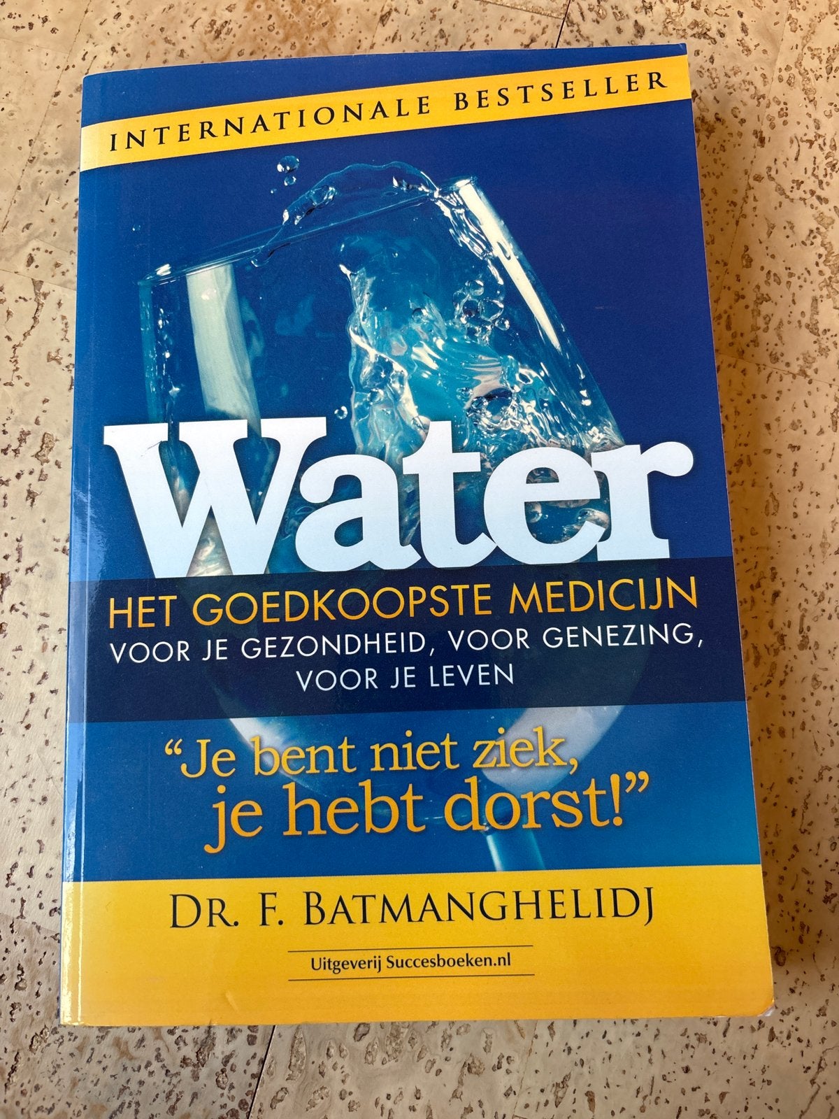 Water: Het Goedkoopste Medicijn - Dr. F. Batmanghelidj, Ophalen of Verzenden, Zo goed als nieuw, Gezondheid en Conditie