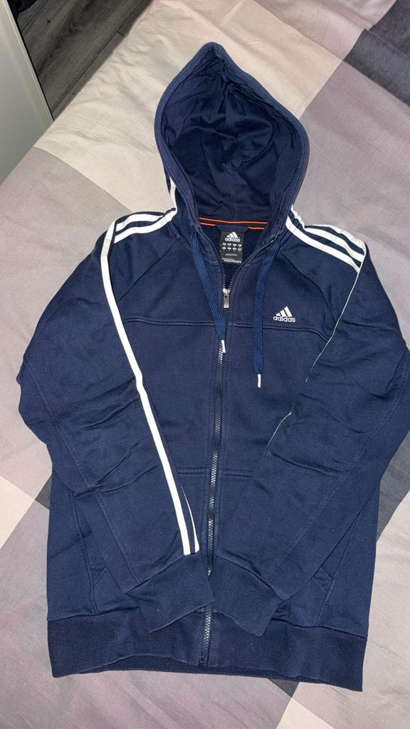 Adidas vest maat S, Ophalen of Verzenden, Gedragen, Maat 46 (S) of kleiner, Blauw