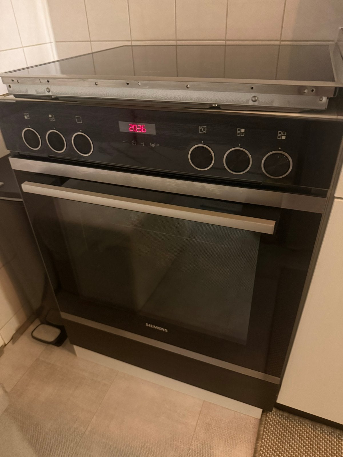 Siemens Vrijstaand Inductie Fornuis met Oven, Gebruikt, 60 cm of meer, Inductie, Vrijstaand