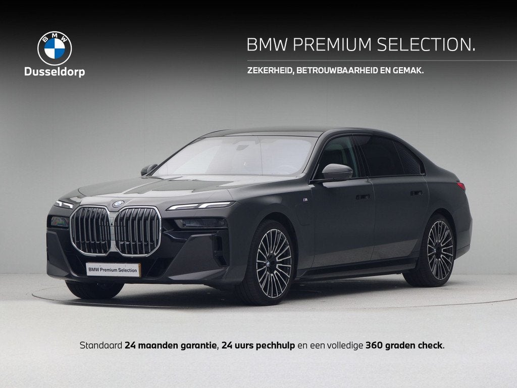 BMW 7 Serie 750e xDrive M Sport Accu conditie 99% (bj 2024), Auto's, BMW, Bedrijf, Te koop, 7-Serie, 4x4, ABS, Achteruitrijcamera