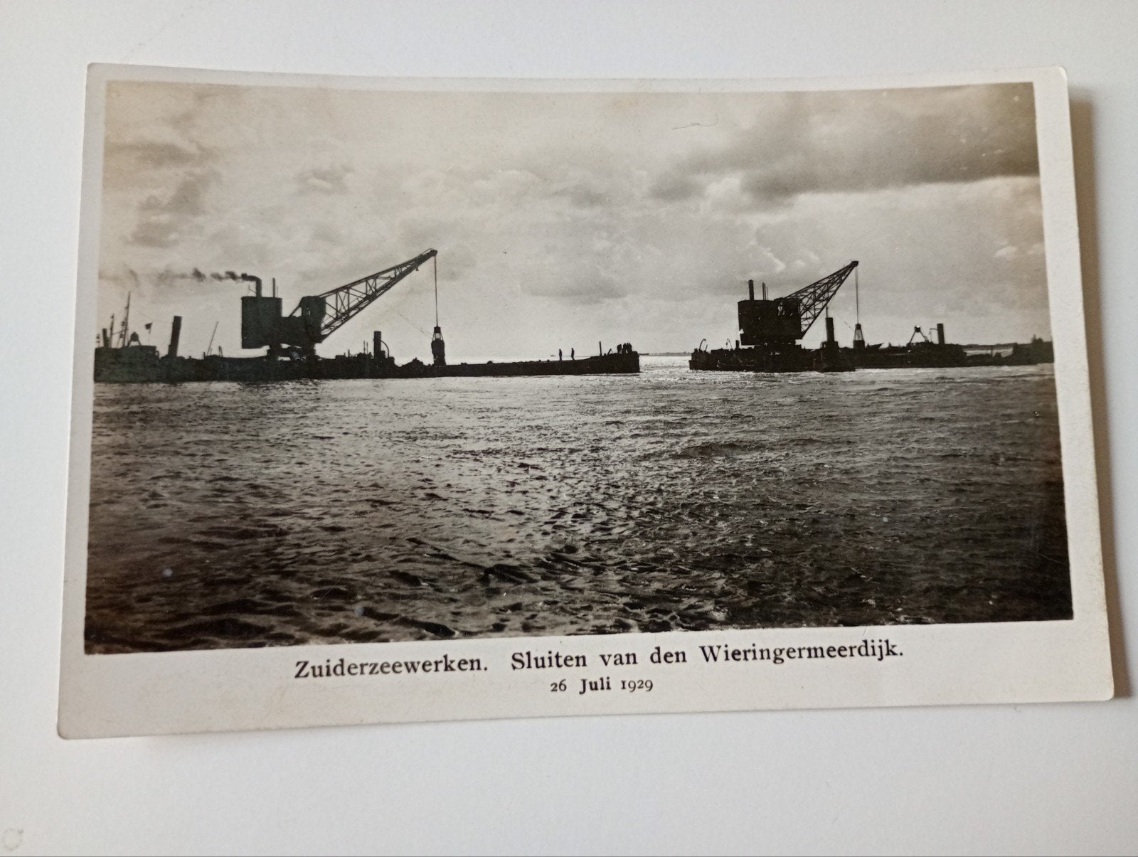 Wieringen Zuiderzeewerken Wieringermeerdijk 1929, Ophalen of Verzenden, 1920 tot 1940, Ongelopen, Noord-Holland