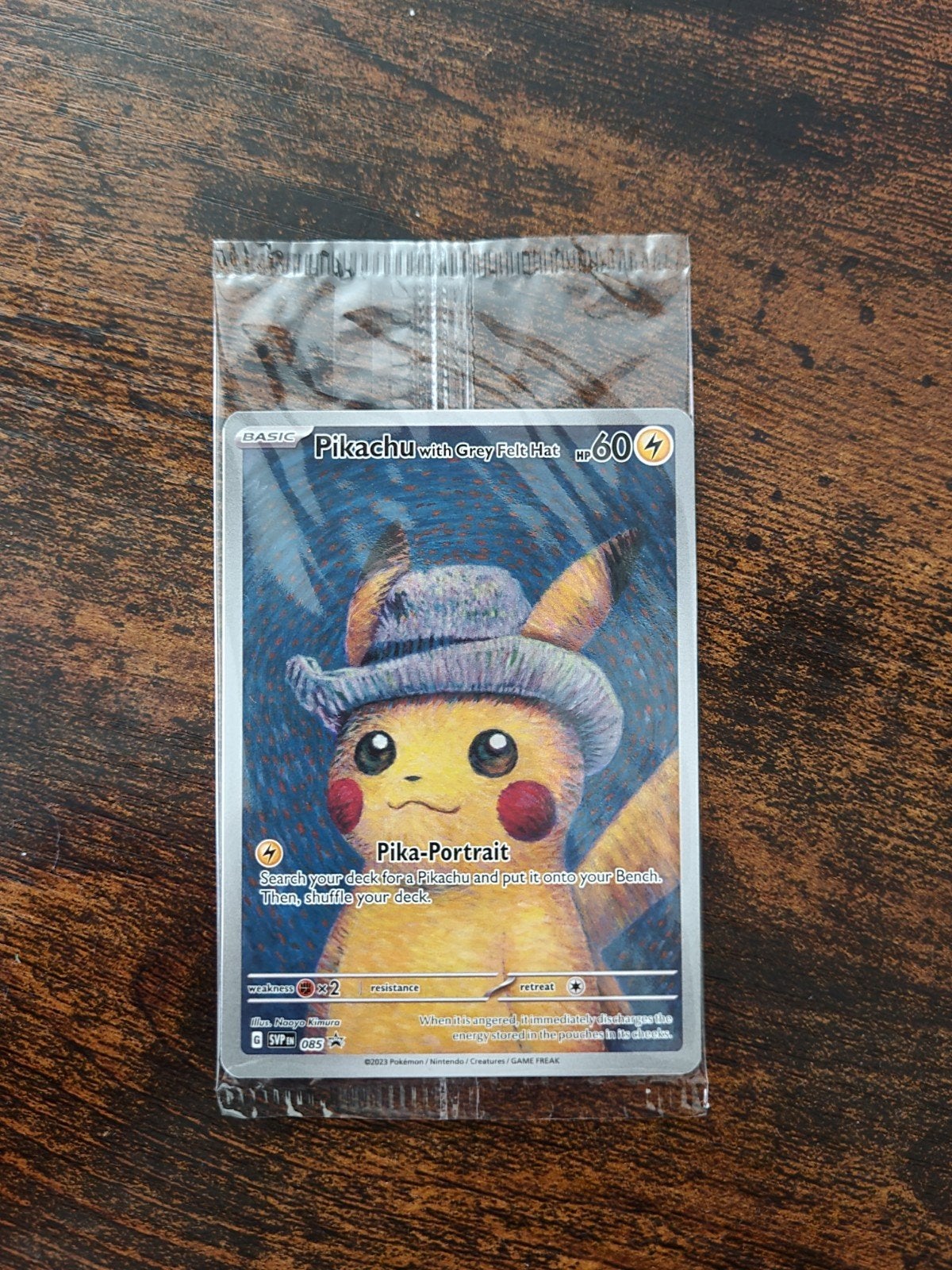 promo pickachu x van gogh sealed, Ophalen, Nieuw, Losse kaart, Foil