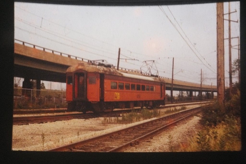 USA elektrische motorwagen Iowa Terminal Railroad trein dia, Ophalen of Verzenden, 1960 tot 1980, Ongelopen, Buiten Europa