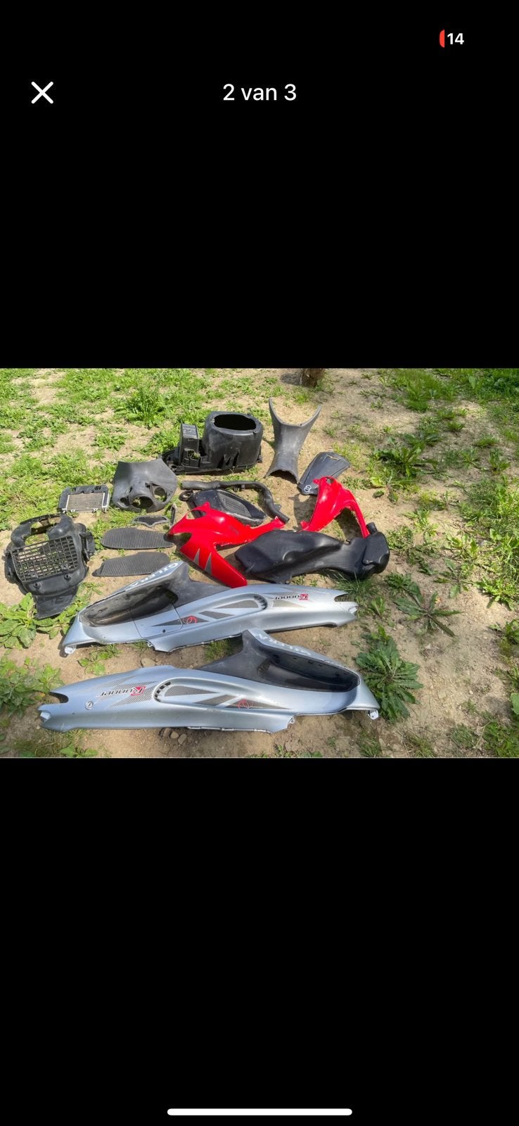 Gilera runner kappen set, Ophalen of Verzenden, Zo goed als nieuw, Kap, Overige merken