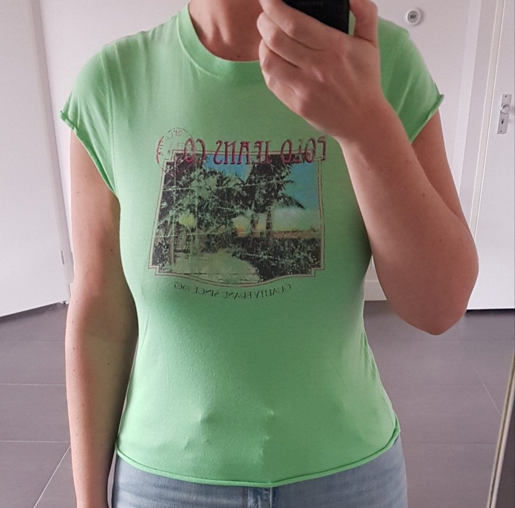Ralph Lauren Polo Jeans Groen, Verzenden, Maat 42/44 (L), Nieuw, Korte mouw