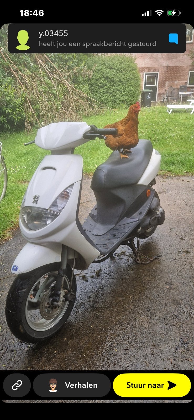 Kijk bio super veel onderdelen peugeot verticaal 500+ waard, Ophalen, Gebruikt, Tweetakt, Vivacity