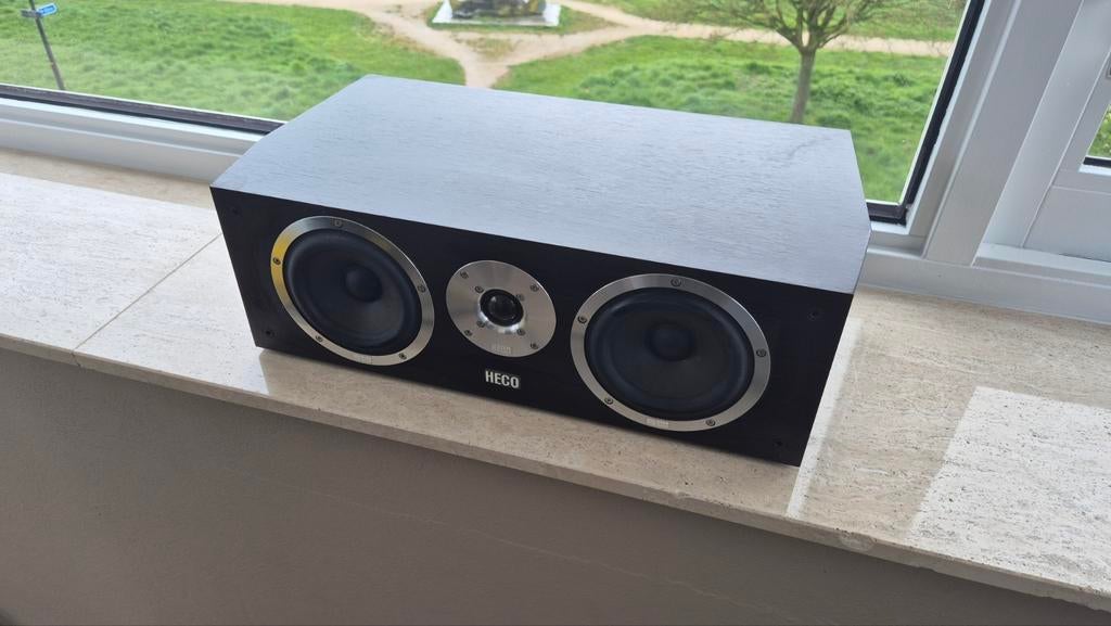 Heco Victa Prime Center 102 Anniversary Edition, Zo goed als nieuw, 120 watt of meer, Center speaker, Ophalen