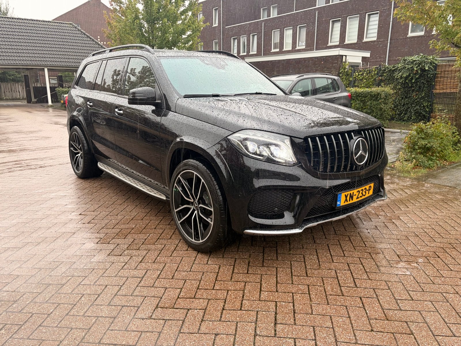 Mercedes-Benz GLS 3.0 350D 4M EST AUT 2016 Zwart 7 zitter, Auto's, Dealer onderhouden, Euro 6, 258 pk, 7 stoelen