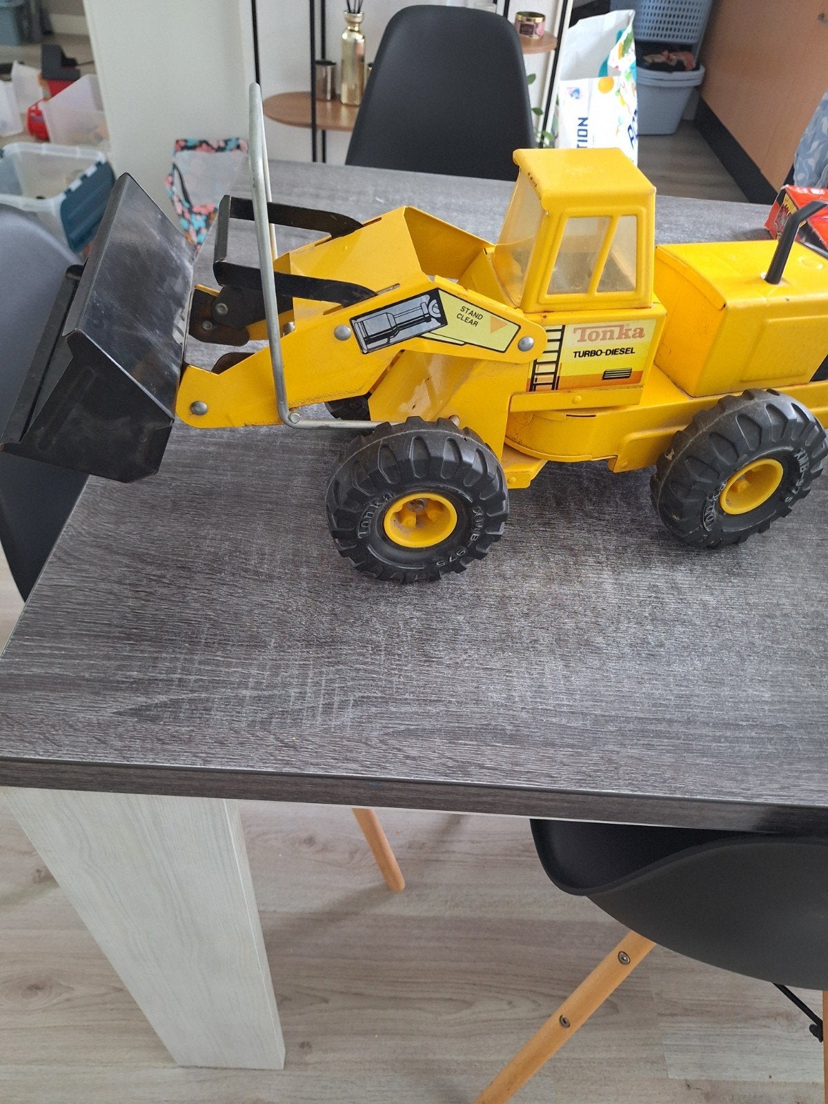 Graafmachine merk Tonka, Verzamelen, Speelgoed, Ophalen, Gebruikt
